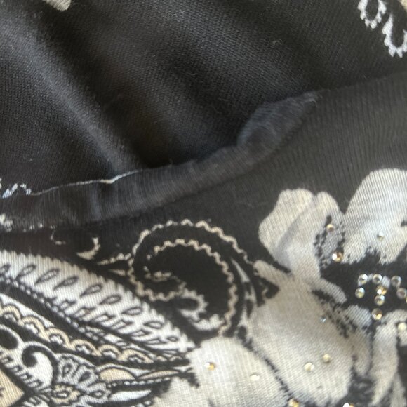 WHITE HOUSE BLACK MARKET FLORAL CARDIGAN W/RHINESTONES:PREOWNED SMALL - Picture 14 of 14